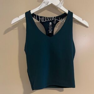 💛5 for $50 Senita Athletics Dark Teal Racerback Crop Top